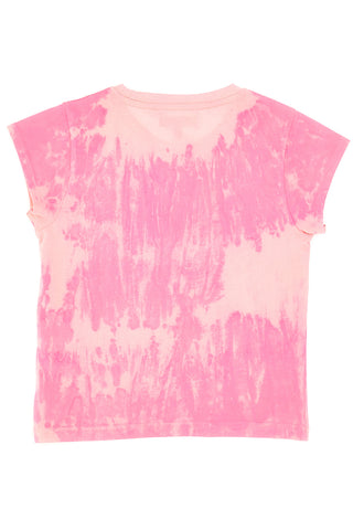 Roza majica z učinkom tie-dye Pitt Kids PT-G-T-05077