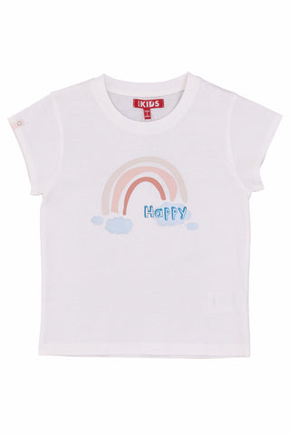 Bela majica s potiskom Pitt Kids PT-G-T-05080
