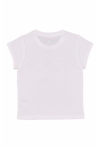 Bela majica s potiskom Pitt Kids PT-G-T-05080