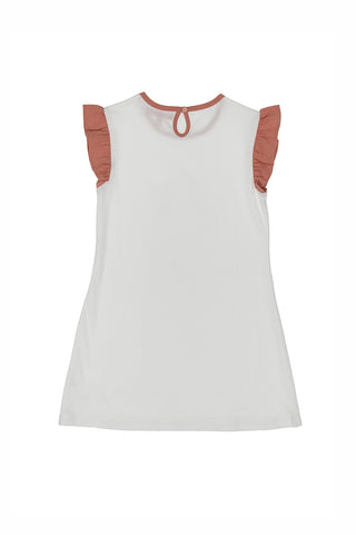 Bela obleka z mavrico Pitt Kids 05082