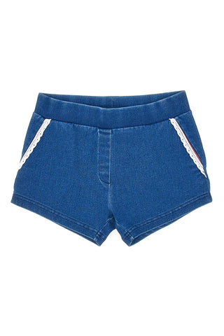 Modre kavbojke s črno čipko Pitt Kids PT-G-SP-05086