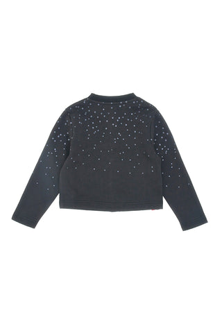 Črna majica z dolgimi rokavi in gumbi PITT KIDS 6005