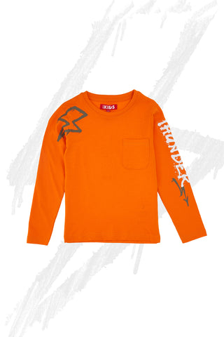 Majica z okroglim vratnim izrezom in dolgimi rokavi PITT KIDS 6024
