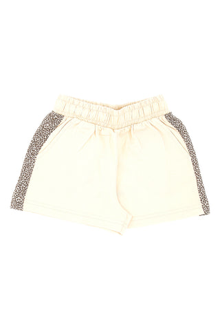 Bež hlače z leopardjim vzorcem Pitt Kids PT-K-SH-7004