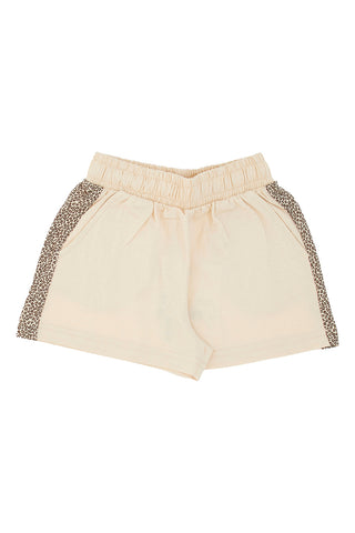 Bež hlače z leopardjim vzorcem Pitt Kids PT-K-SH-7004