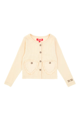 Bež jakna z žepi Pitt Kids PT-K-F-7005