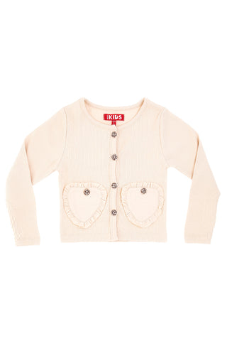 Bež jakna z žepi Pitt Kids PT-K-F-7005