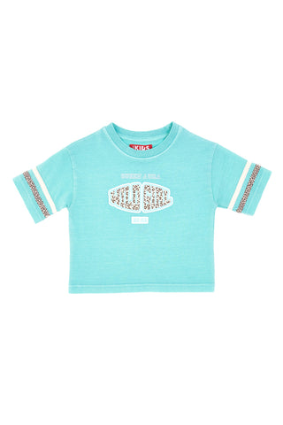 Zelena majica z natisnjenim motivom Pitt Kids PT-K-T-7008