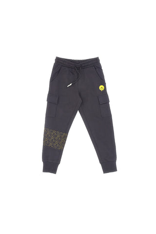 Črne hlače z nasmehom Pitt Kids PT-K-P-7020