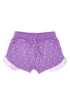 Vijolične bombažne hlače Pitt Kids PT-K-SH-7027