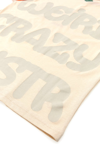 Bež in oranžna majica PITT KIDS PT-K-T-7036