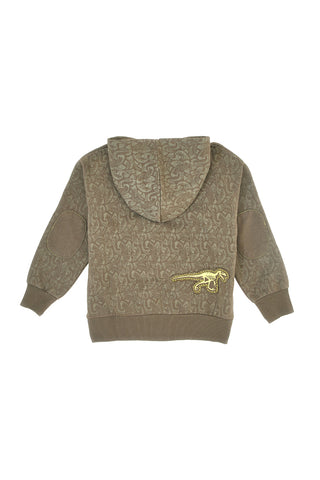 Zelena kapuco in notranji zadrgo Pitt Kids PT-KF-8003