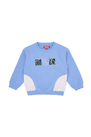Modra majica z origami potiskom Pitt Kids PT-KF-8013