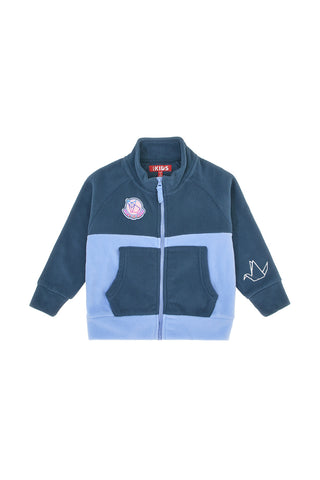 Dvobarvna majica iz mehkega flisa Pitt Kids PT-KF-8017