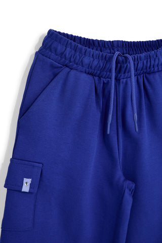 Modre hlače s tovornimi žepi Pitt kids PT-G-F-9014