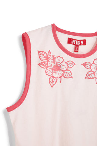 Bela in zelena obleka z majico in kratkimi hlačami Pitt kids PT-G-SE-9003