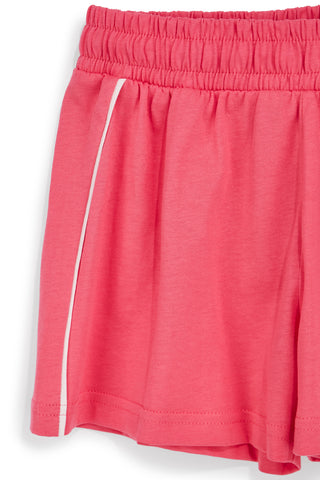 Belo-rožnata obleka s potiskom Love Pitt kids PT-G-SE-9045