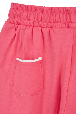 Belo-rožnata obleka s potiskom Love Pitt kids PT-G-SE-9045