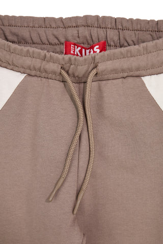Rjave hlače s pasom ob strani Pitt kids PT-B-P-9018