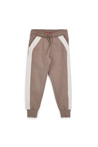 Rjave hlače s pasom ob strani Pitt kids PT-B-P-9018
