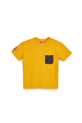 Rumena majica z žepom Pitt kids Pt-b-t-9025