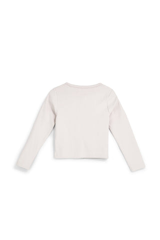 Bež bombažna jopica z gumbi Pitt kids Pt-g-f-9055