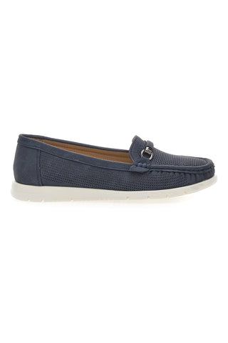 Mokasini Navy s kontrastno podplatom MIO TEMPO MINA1190