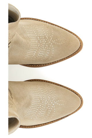 Pittarello Glam 7406 Beige Genuine Leather Texan Boots