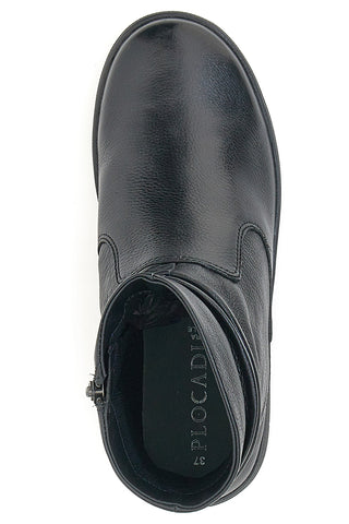 Stivaletto Plocadi 17801 Nero Vera Pelle