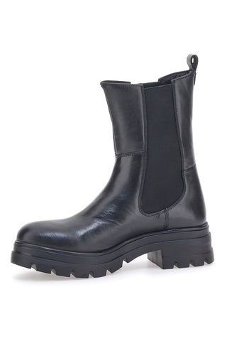 Črni čevlji Chelsea Boots  Pravega usnja Pittarello 14110