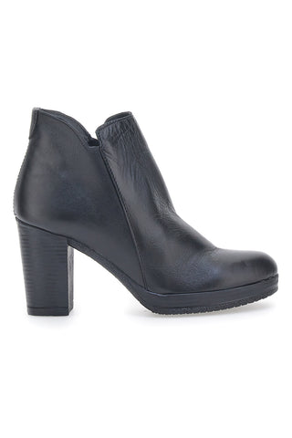 Čevlji Ankle Boots Pittarello Class 307 Črni Prava usnja