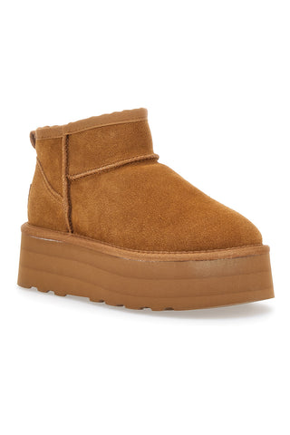Čevlji z ravno platformo Wow Pittarello 3166 Camel