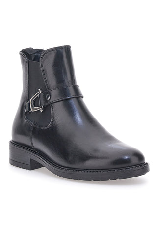Črni čevlji Chelsea Boots The First 40012