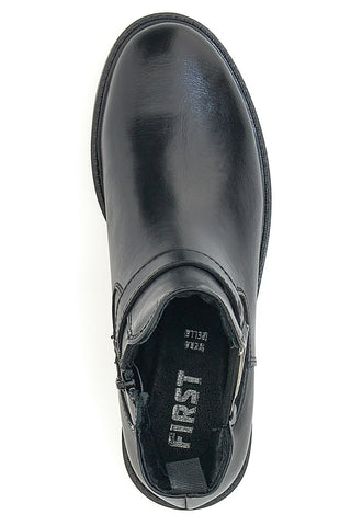 Črni čevlji Chelsea Boots The First 40012