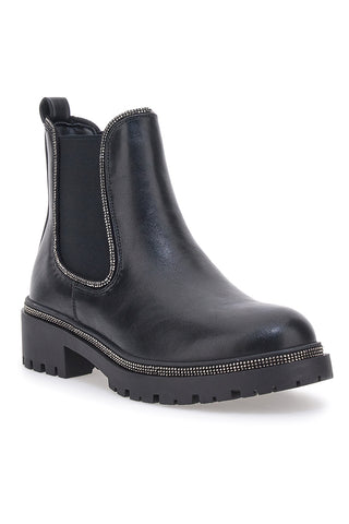 Črni čevlji Chelsea Boots Mon Dieu 23