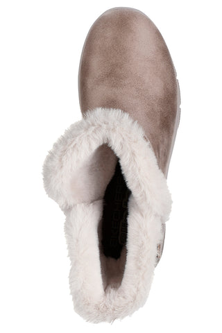 Bež čevlji s kožuhom Skechers Slip-ins Relaxed Fit: Easy Going - Dreamers Move