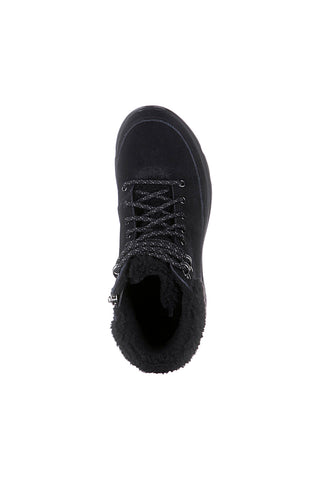 Črni oblazinjeni škornji SKECHERS GLACIAL ULTRA WOODLANDS