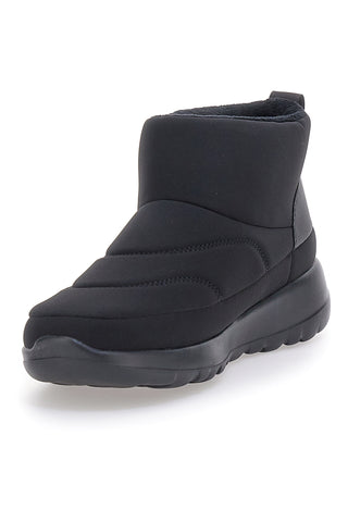 Črni škornji s podlogo SKECHERS ON-THE-GO JOY - CHILL VIBES