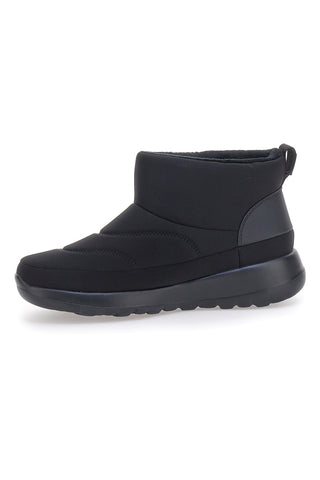 Črni škornji s podlogo SKECHERS ON-THE-GO JOY - CHILL VIBES
