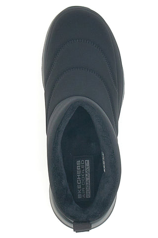 Črni škornji s podlogo SKECHERS ON-THE-GO JOY - CHILL VIBES