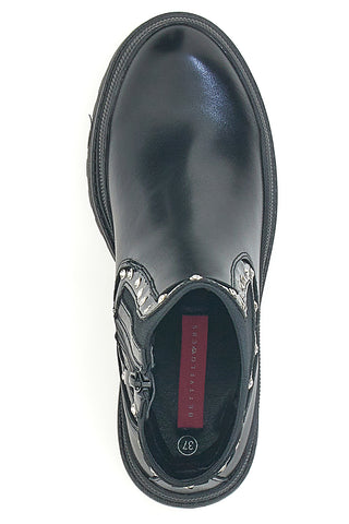 Črni čevlji Chelsea Boots Bettyflowers 02
