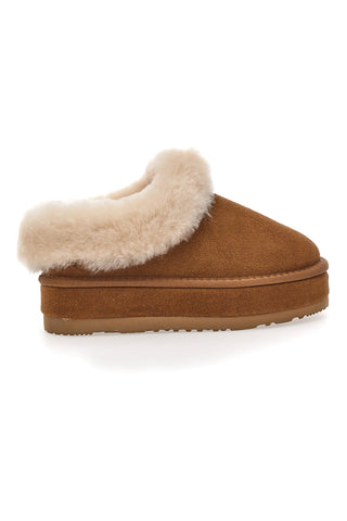 Sabot Camel z dlako Podplat Flatform Mon Dieu WD90010