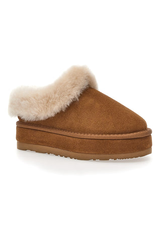 Sabot Camel z dlako Podplat Flatform Mon Dieu WD90010