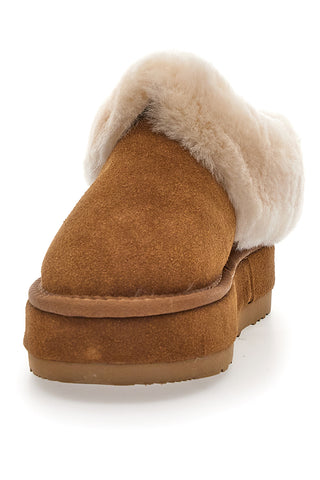 Sabot Camel z dlako Podplat Flatform Mon Dieu WD90010