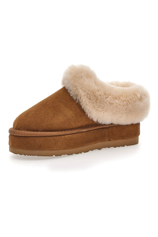 Sabot Camel z dlako Podplat Flatform Mon Dieu WD90010