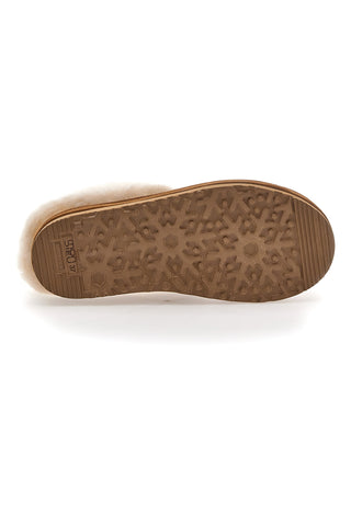Sabot Camel z dlako Podplat Flatform Mon Dieu WD90010