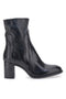 Črni čevlji s peto 8 cm iz prave usnje Pittarello Must Have P26206