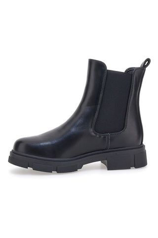 Črni čevlji Chelsea THE FIRST 490