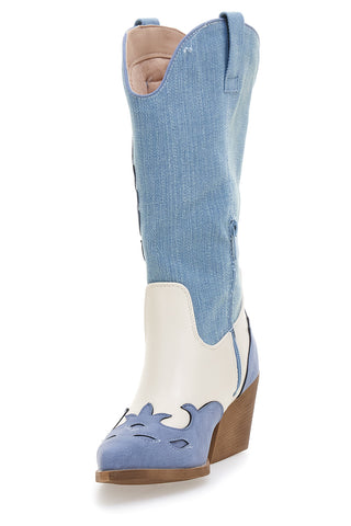 Čevlji Texani Jeans in Beige Café Cost Q25S6