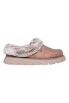 Bež copate s podlogo iz umetnega krzna Skechers Keepsakes Lite Cozy Blend